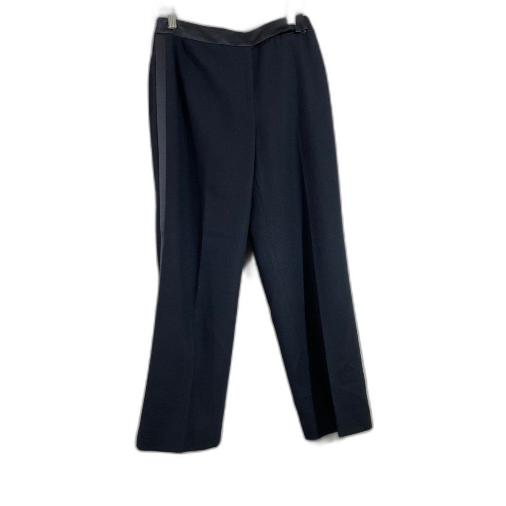 Polo Ralph Lauren Petites Tuxedo Style Black 97% Wool Pants women’s Size 6P